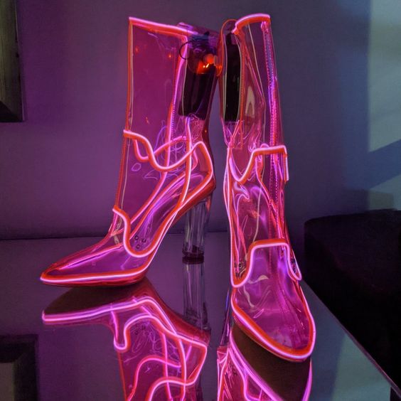 Bottes de Cowboy LED - Style Festivalier Lumineux - God's Favorite